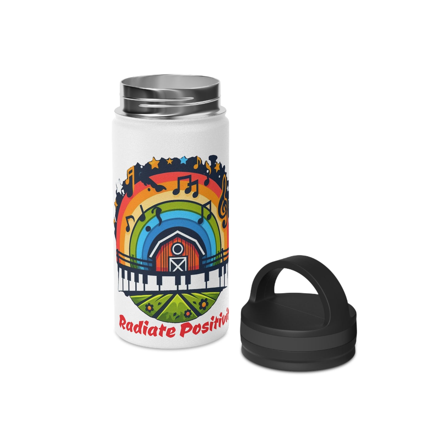 Positivity Stainless Steel Water Bottle