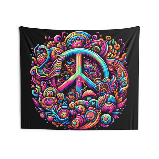 Peace & Love Tapestry