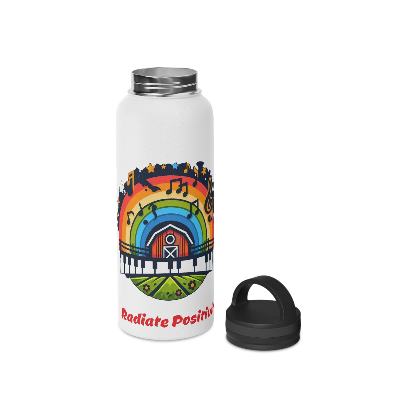 Positivity Stainless Steel Water Bottle