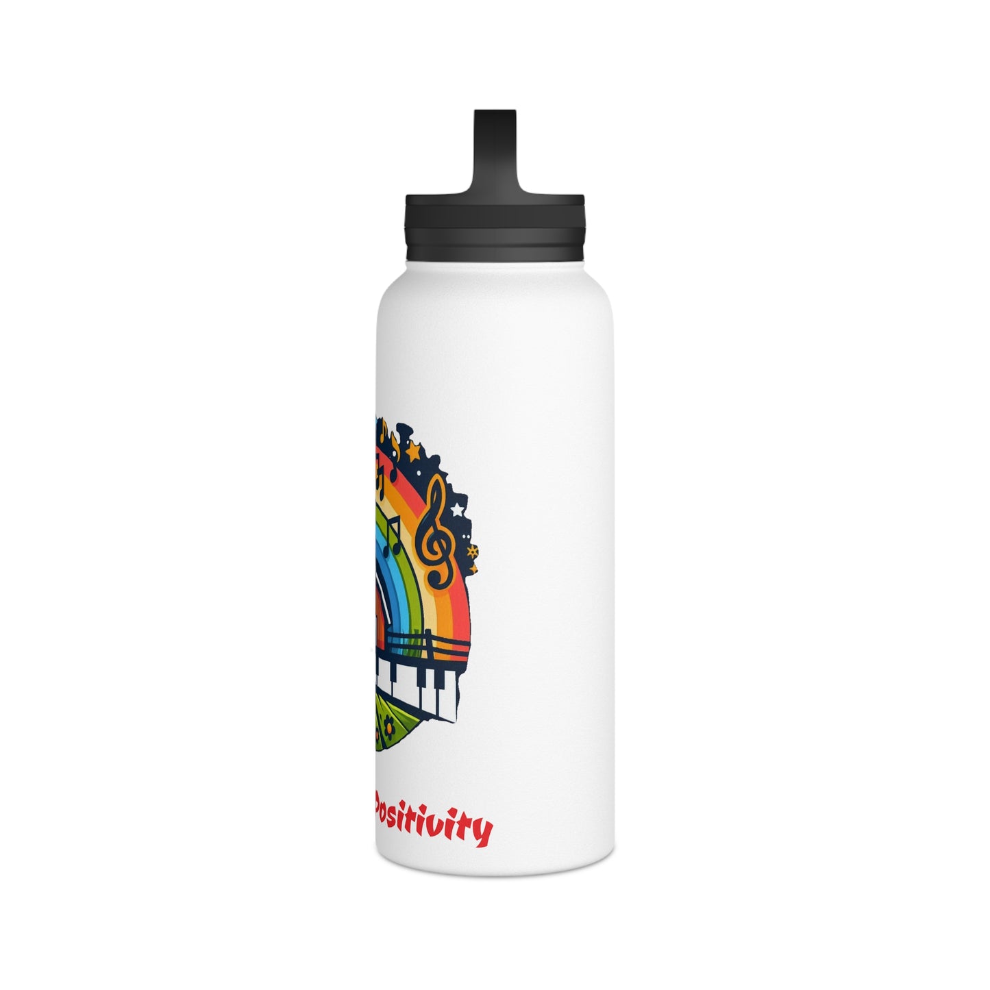 Positivity Stainless Steel Water Bottle