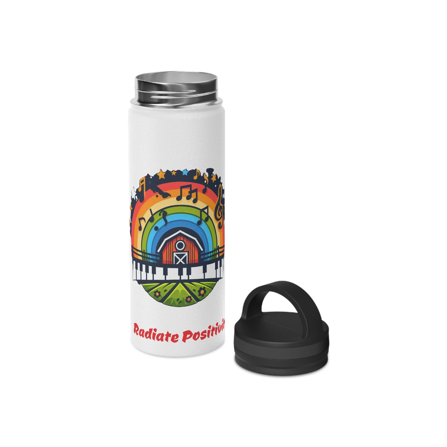 Positivity Stainless Steel Water Bottle